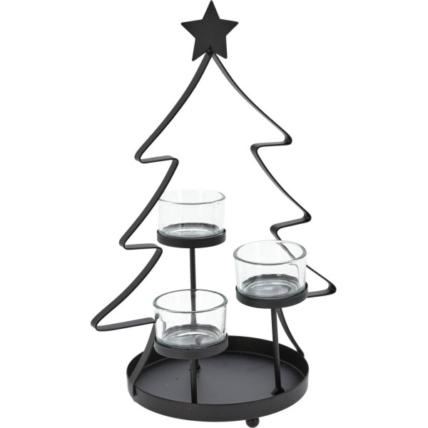 Świecznik metalowy 25,5 cm JOLLYTREE