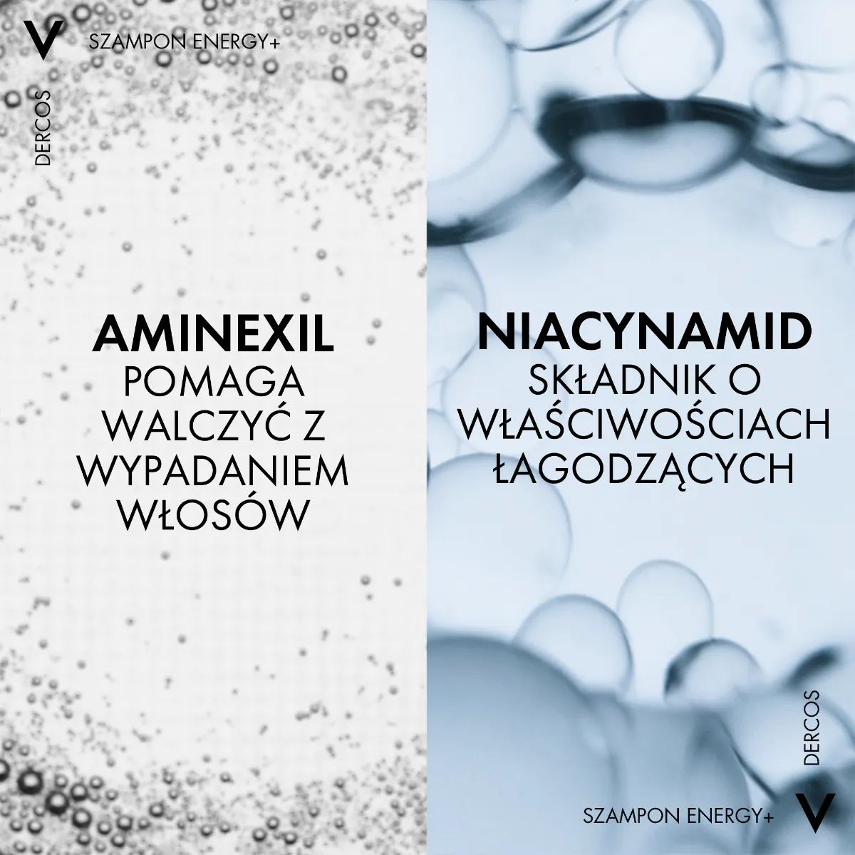 Vichy Dercos szampon wzmacniający do włosów z aminexilem, 200 ml