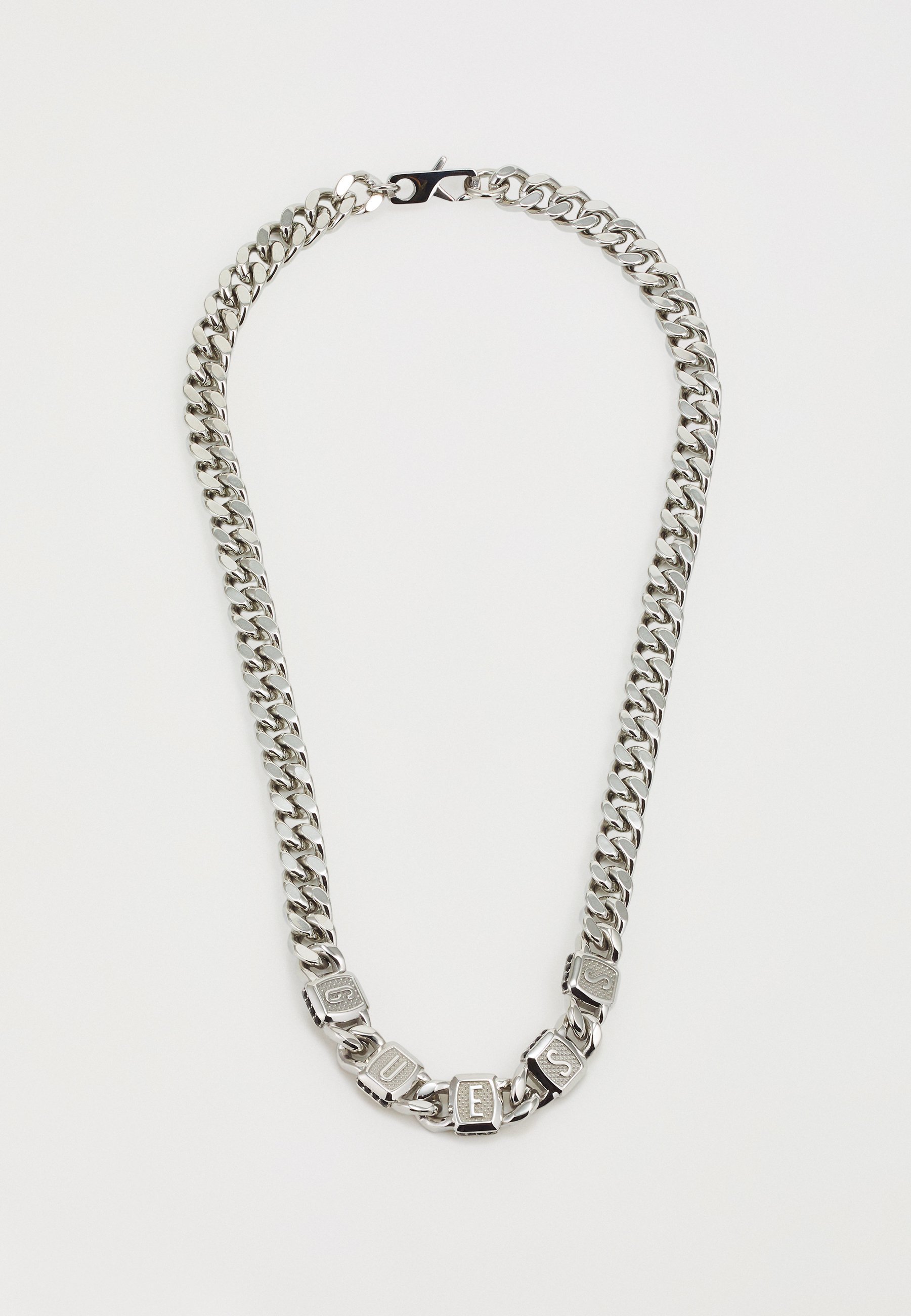 Guess Leeuwenkoning Unisex - Halsketting - zilverkleurig