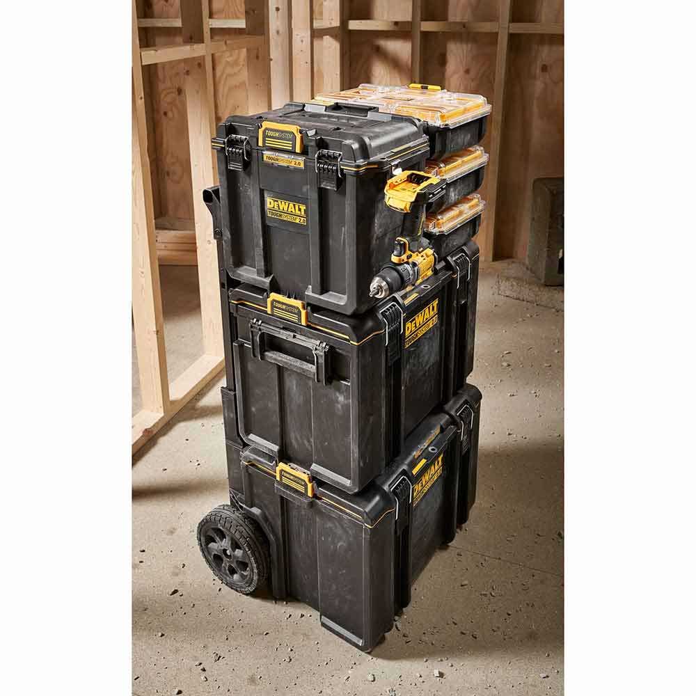 Caixa de ferramentas DEWALT TOUGHSYSTEM 2.0 de meia largura DWST08035-1