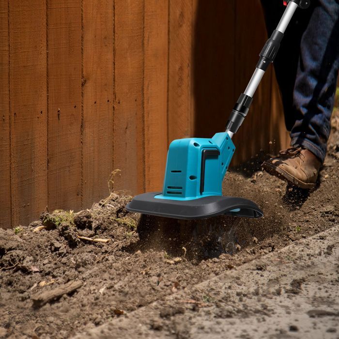 21V 400W Accu-grondfrees – Opvouwbaar, 330 tpm – Compatibel met Makita 18V accu – Ideaal voor moestuinen en tuinen – Accu niet inbegrepen