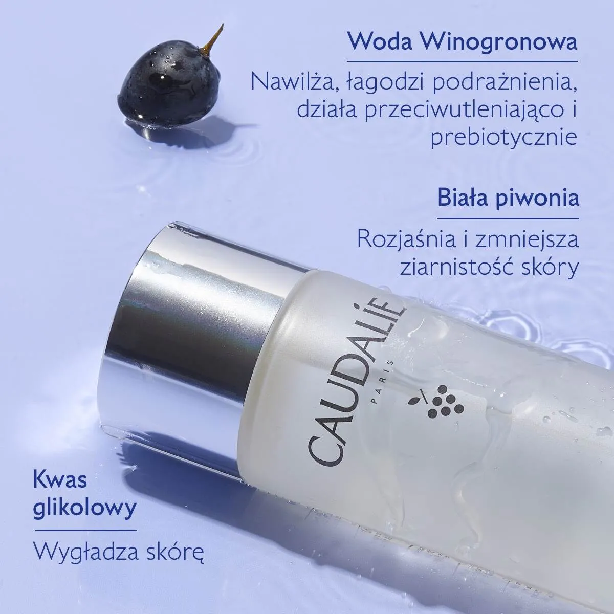 Caudalie Vinoperfect Skoncentrowana glikolowa esencja dodająca blasku