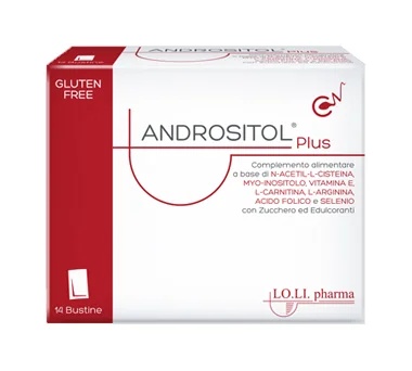LO.LI.PHARMA Andrositol Plus 14 sobres Complemento dietético para la fertilidad masculina
