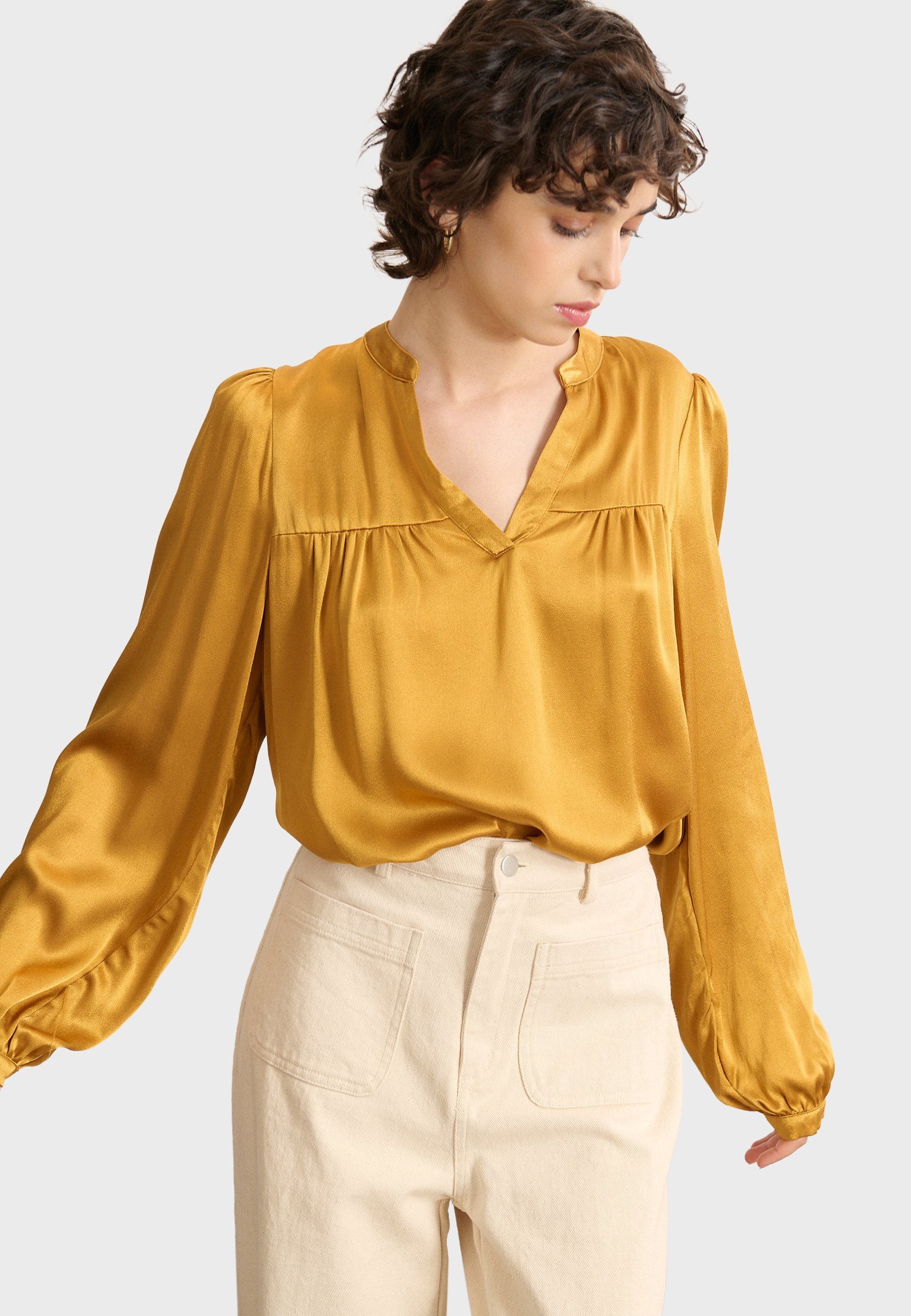 Garance Paris blouse - oker