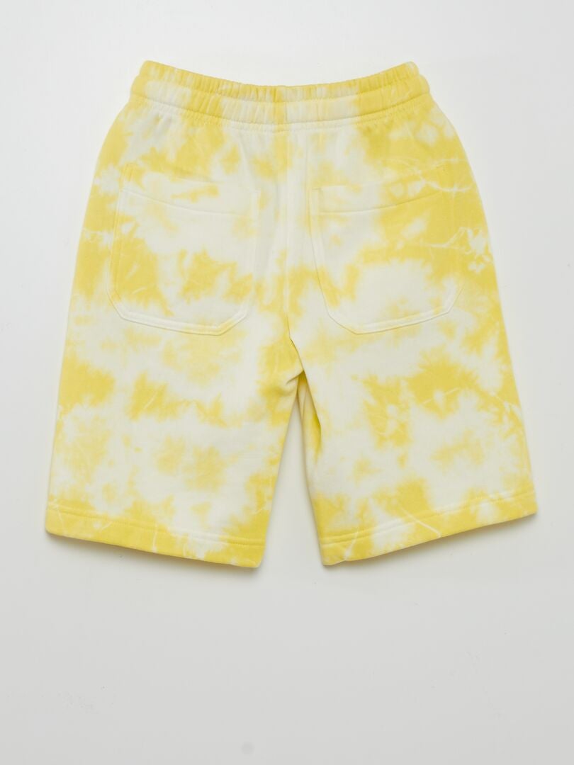 Bermudas de tejido polar - AMARILLO