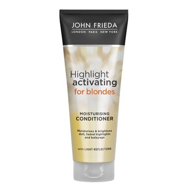 John Frieda Highlight Activating Blondes kosteuttava ja kirkastava hoitoaine vaaleille hiuksille 250 ml