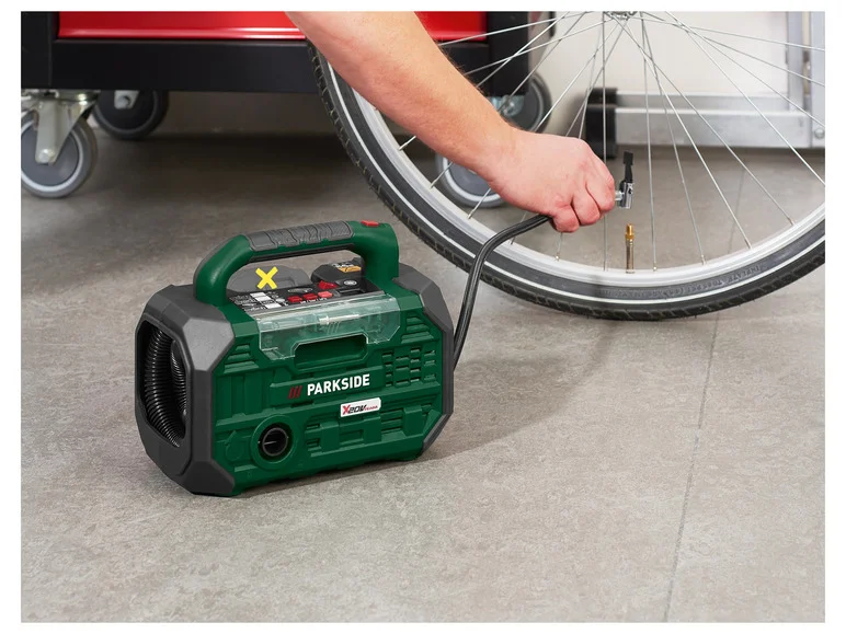 PARKSIDE® Airless-kompressori ja -pumppu PKA 20-Li C3 -mallissa, 20V