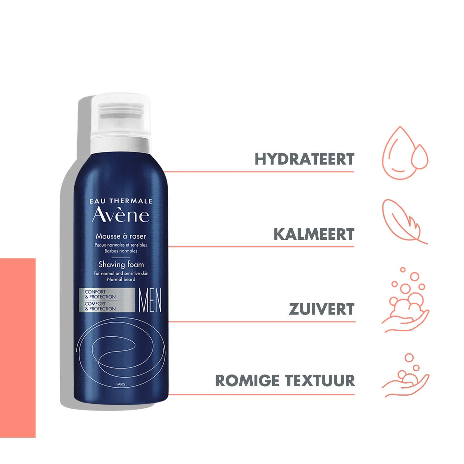 Avène skutimosi putos vyrams, 200 ml
