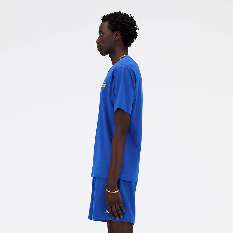 Camiseta esportiva masculina premium com logo – BLUE OASIS