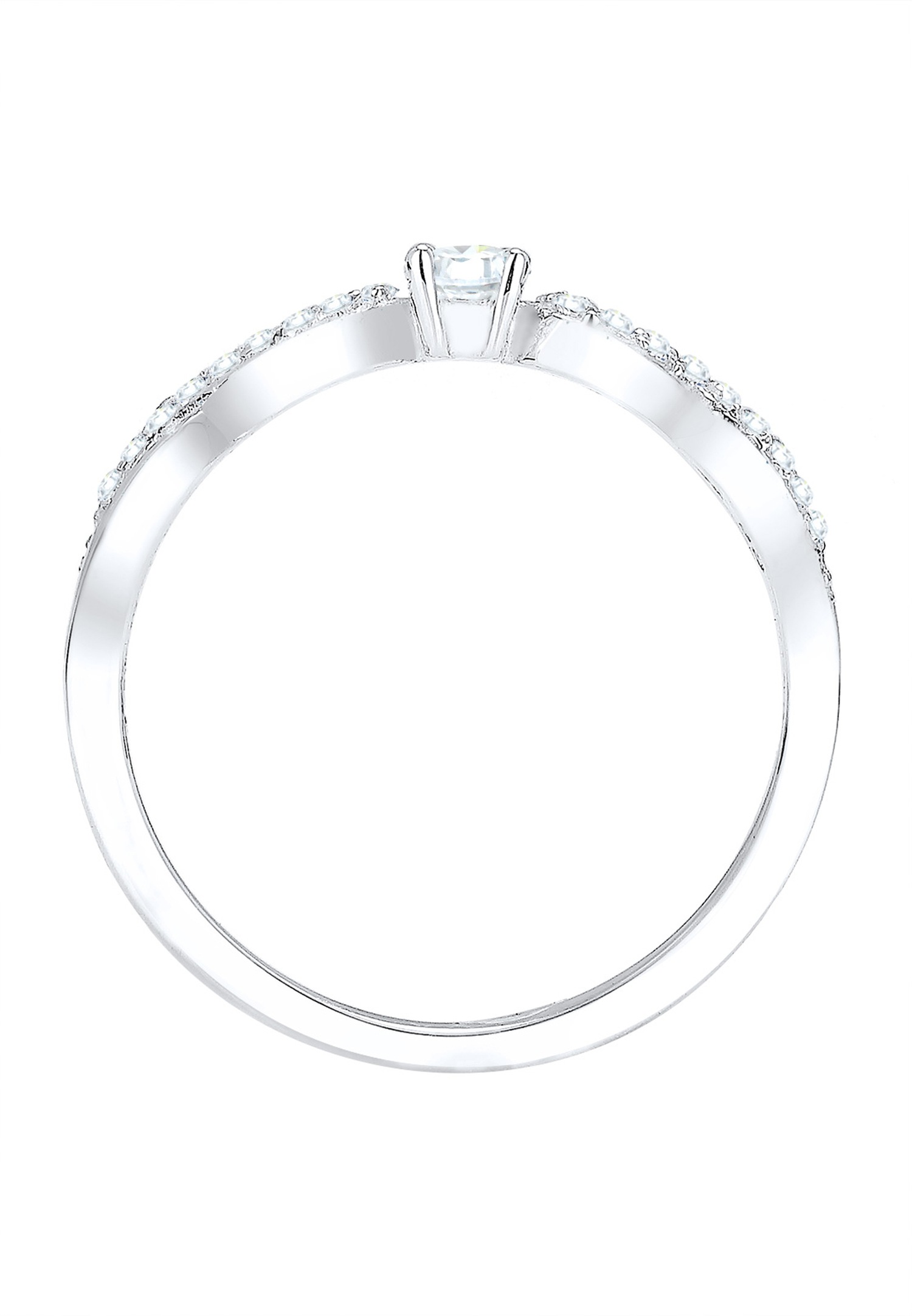 Elli Femmes l'infini avec cristaux de zirconium en argent sterling 925