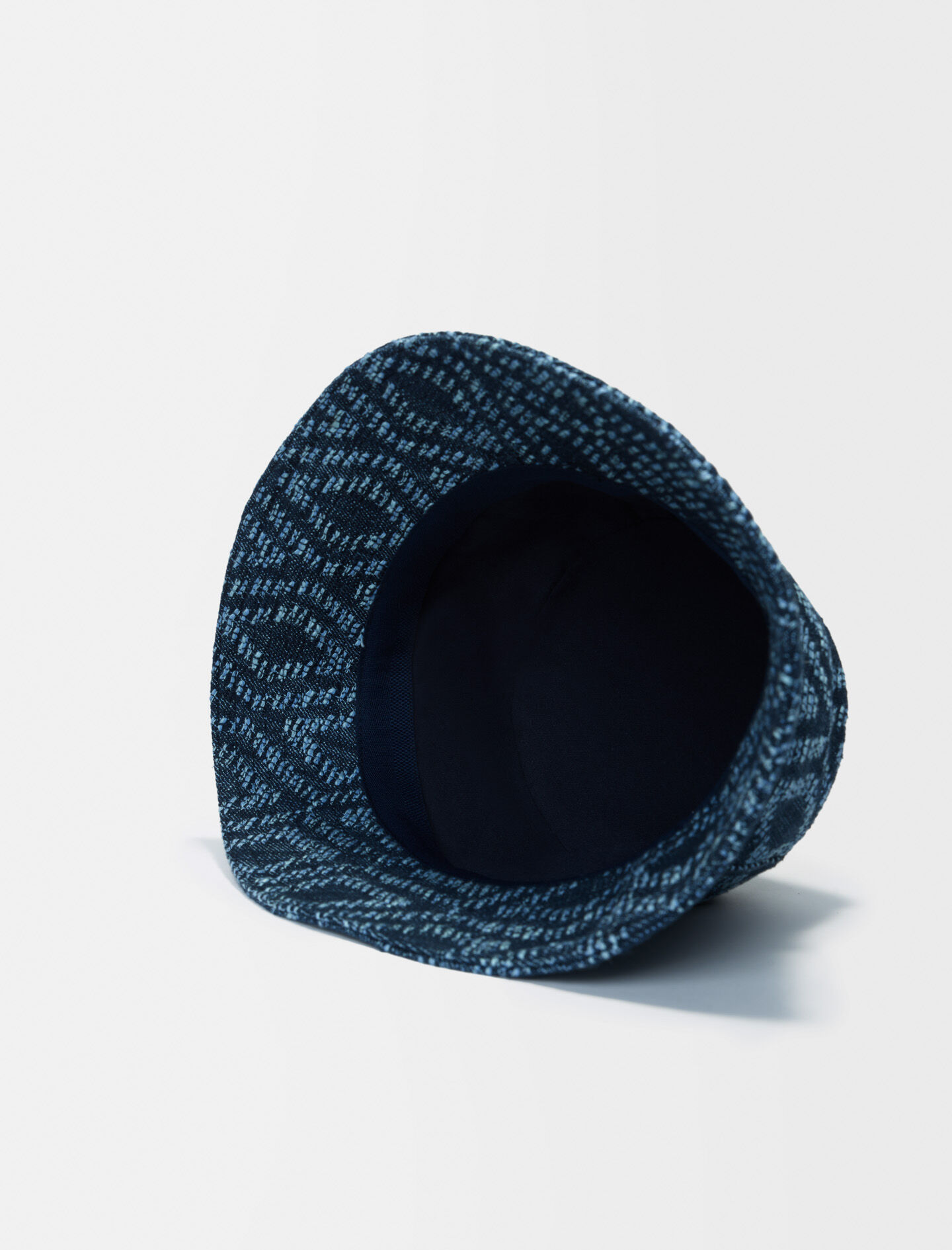 Bob met grafische print - Indigo