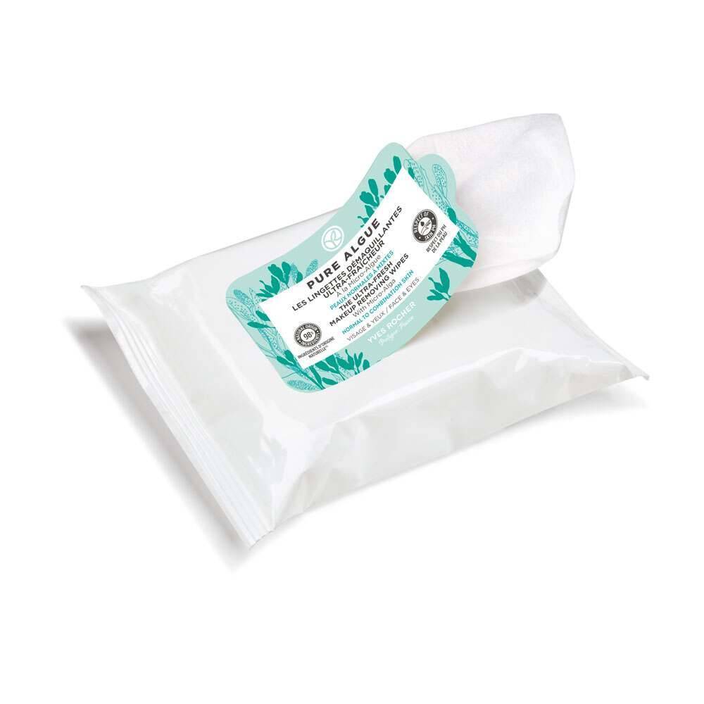 Pure Algae Ultra-Fresh -meikinpoistopyyhkeet