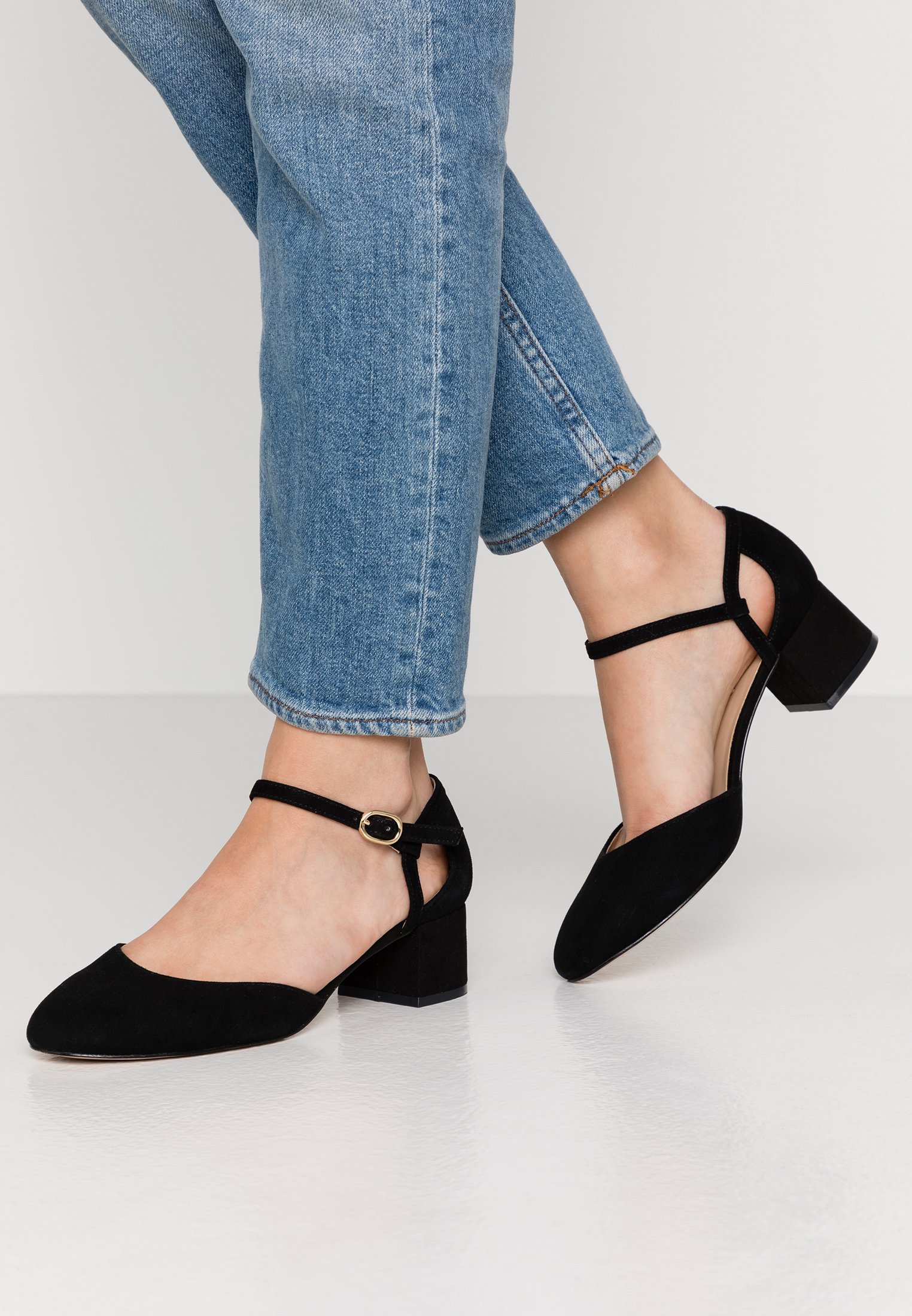 Anna Field Wide Fit LEATHER - Klassieke hakken - zwart
