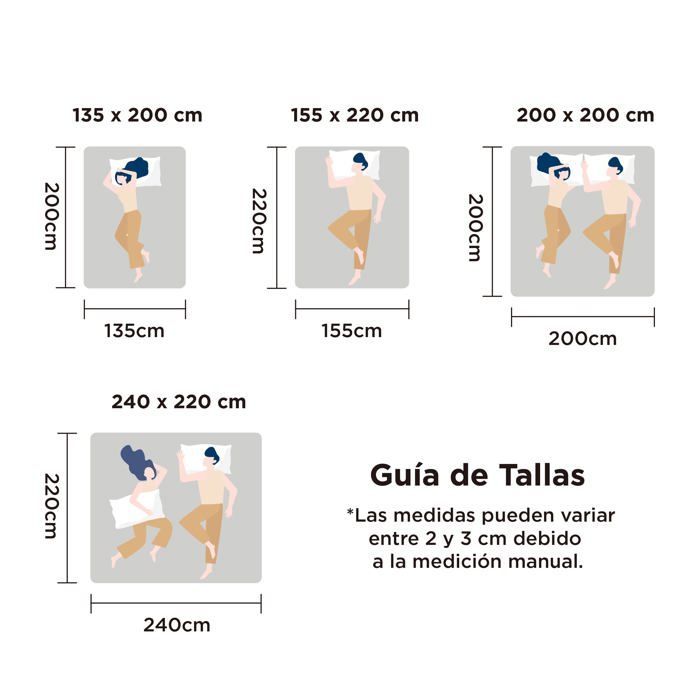 Edredom Bedsure - Rosa Pó - Microfibra Cinza - 155x220cm - 300GSM