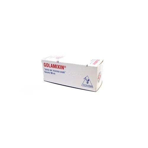 TEOFARMA Golamixin Tirotricina orale spray 10 ml tegen bacteriële stomatitis