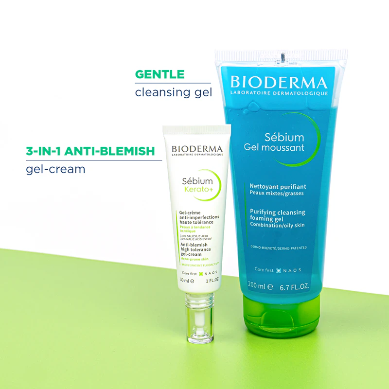 Kit de presente Bioderma Sébium para pele oleosa e com problemas.