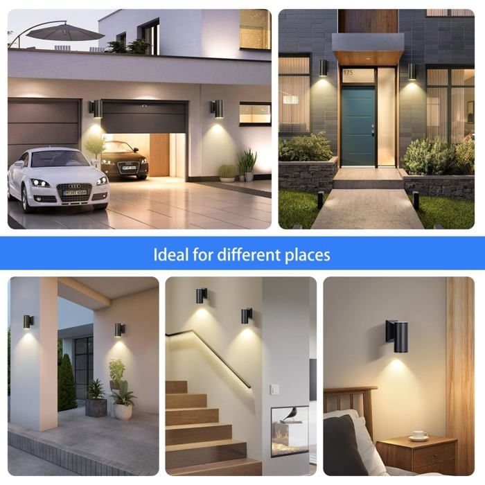 Spot LED Extérieur 3W LED Intégré HCT STYLE – Éclairage Directionnel, Usage Extérieur