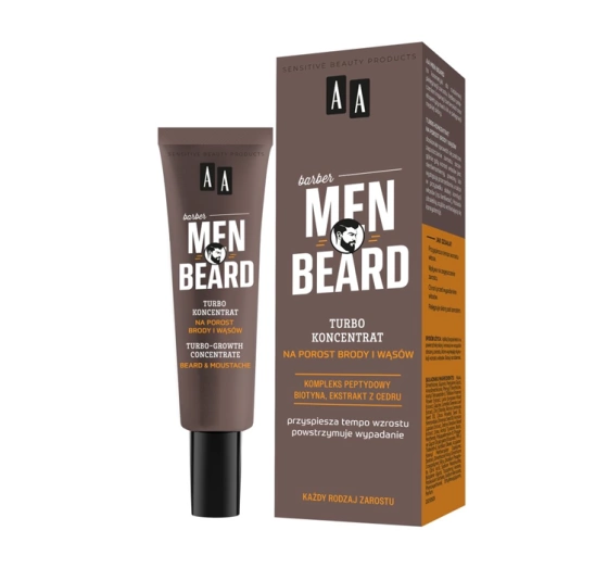 AA Men Beard turbo-koncentrat na porost brody i wąsów 30 ml