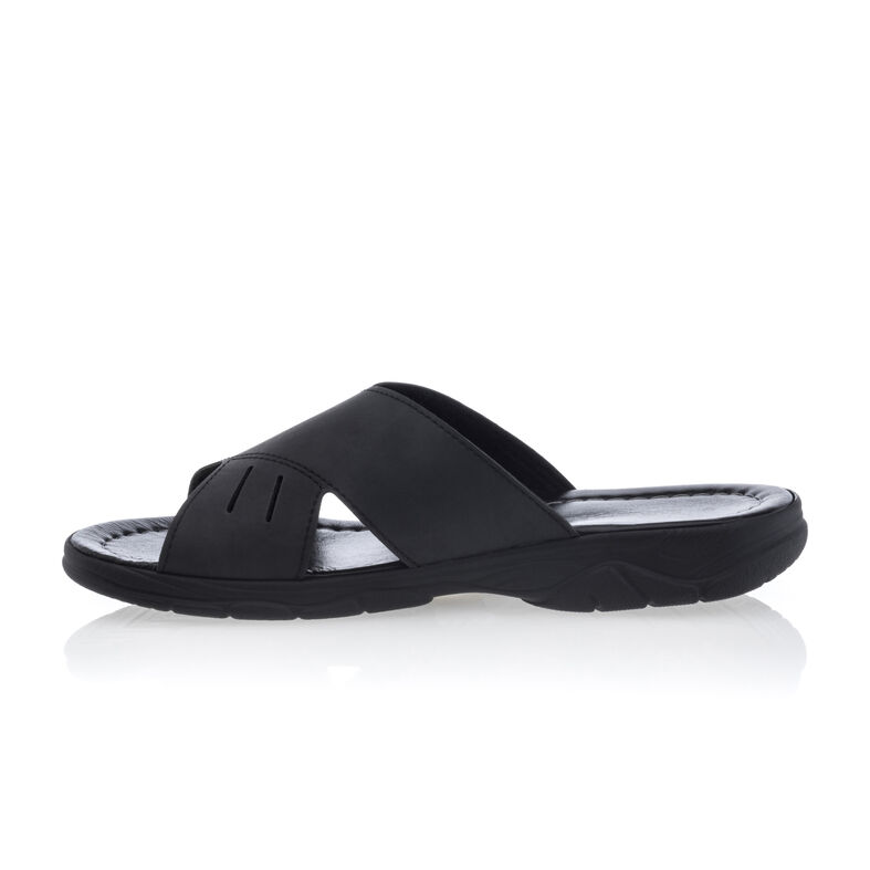 Sandalias negras para hombre / Zapatos de punta abierta