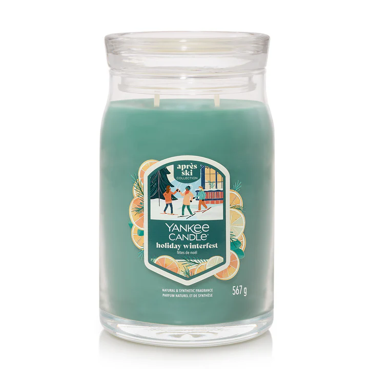 Signature Jar Candles Holiday Winterfest - Candela Profumata