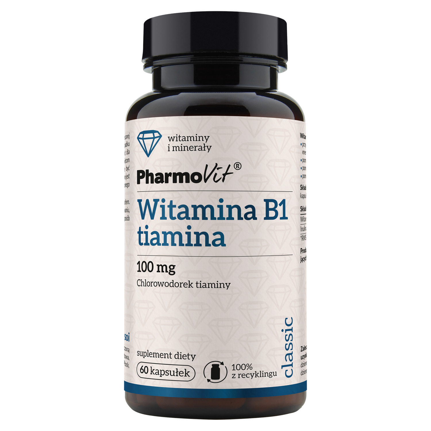 Pharmovit B1-vitamiini tiamiini 100 mg