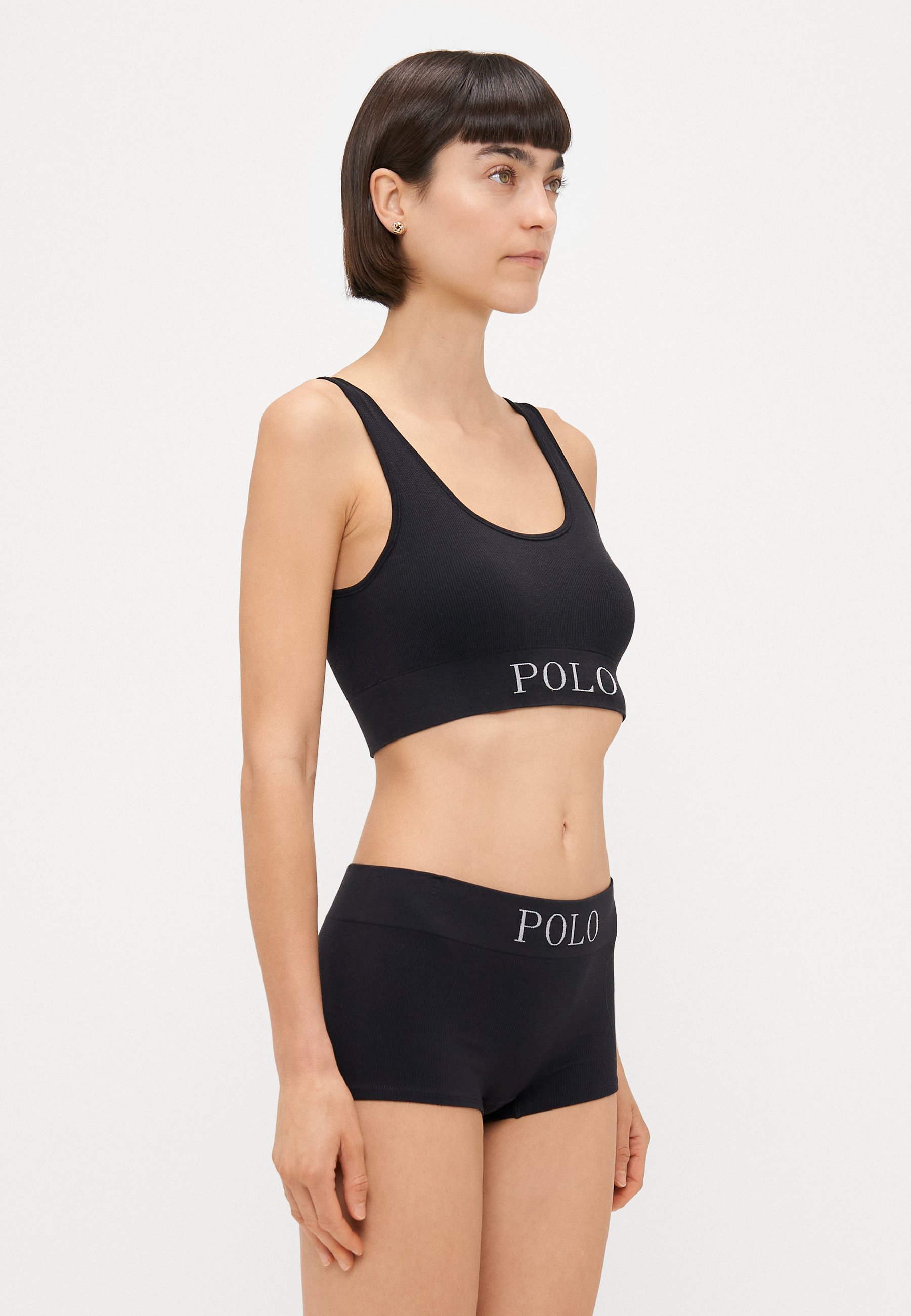 Polo Ralph Lauren bustier met ronde hals - onyx