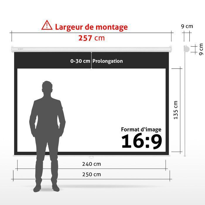 ESMART Economy EXR Toile store enrouleur 240 x 135 cm (108