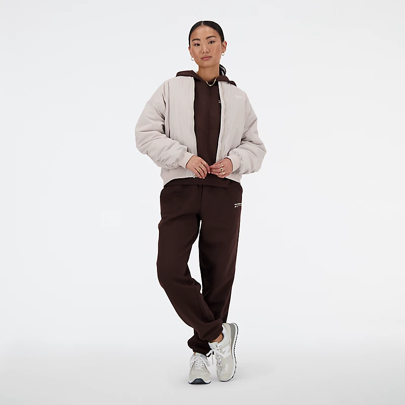 Dames Linear Heritage geweven bomberjack - MOONROCK