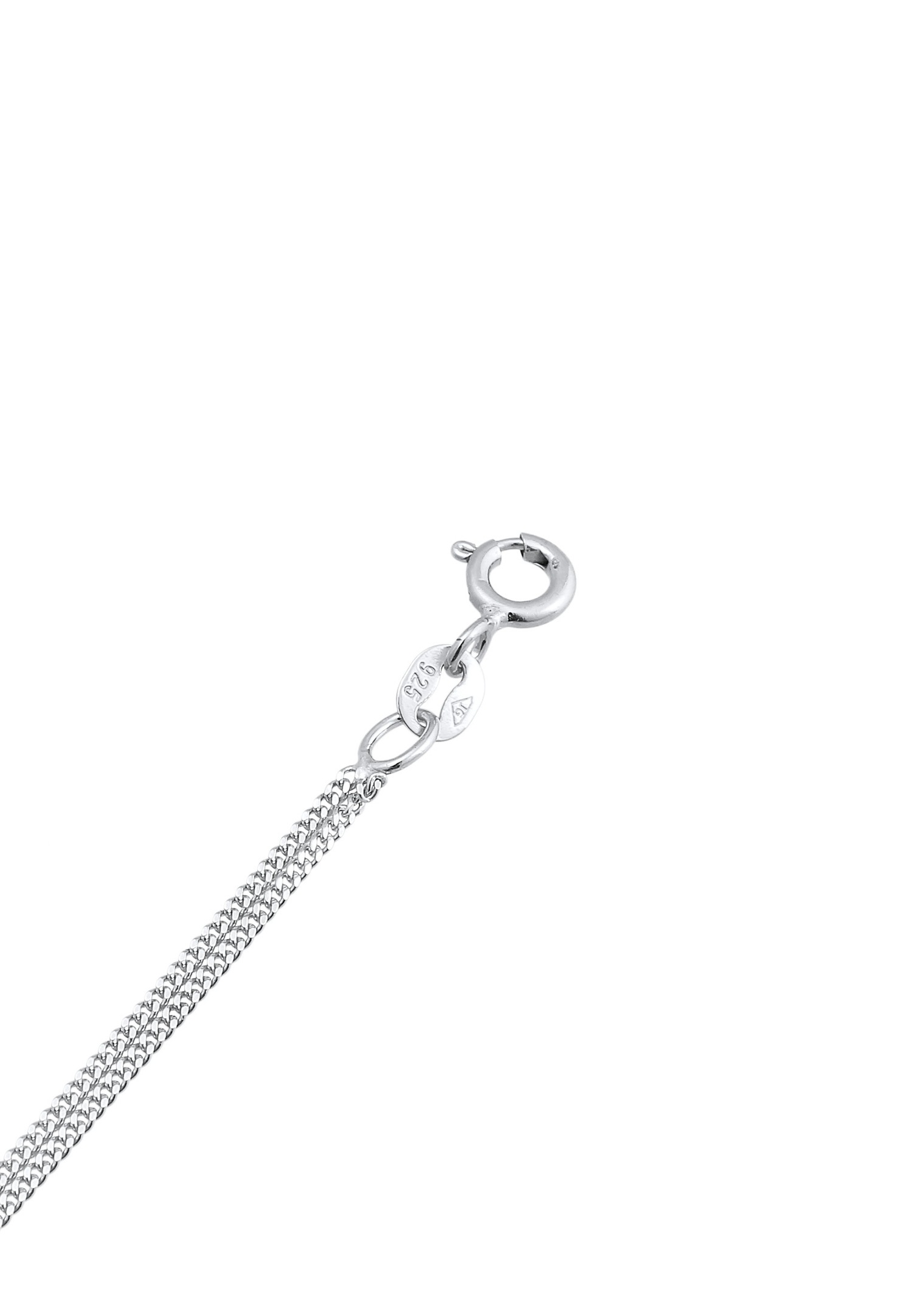 Elli Enfants Layer étoile demi-lune pendentif avec cristal en argent sterling 925