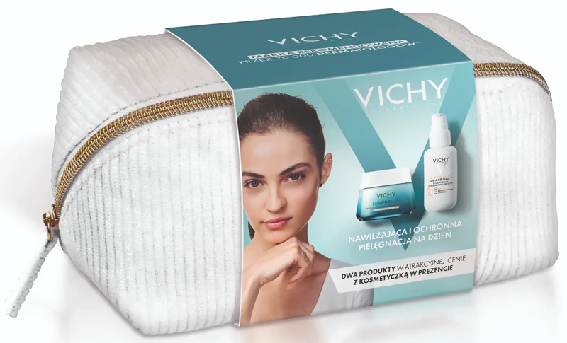 Conjunto de presente Vichy Minéral 89 para hidratação e firmeza da pele