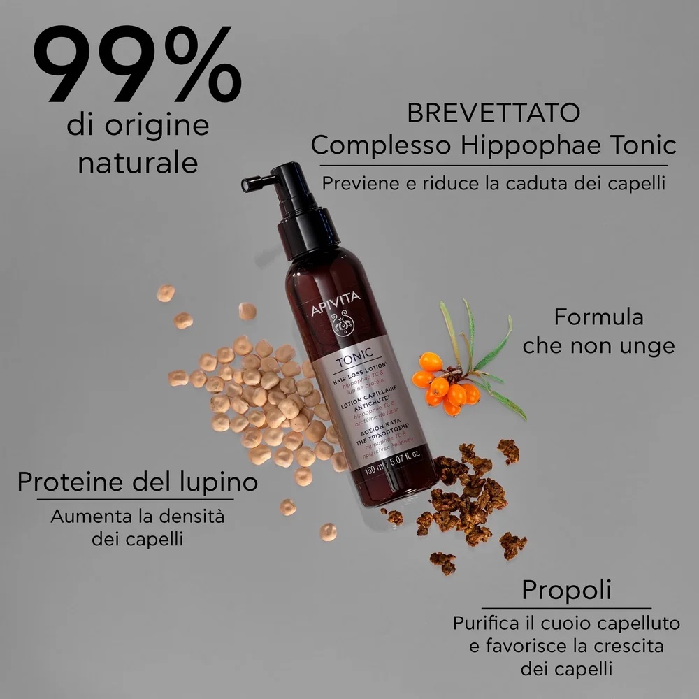 APIVITA Apivita Anti-Haaruitval Lotion Hippophae Tc/Lupine Eiwit 150 ml tegen haaruitval