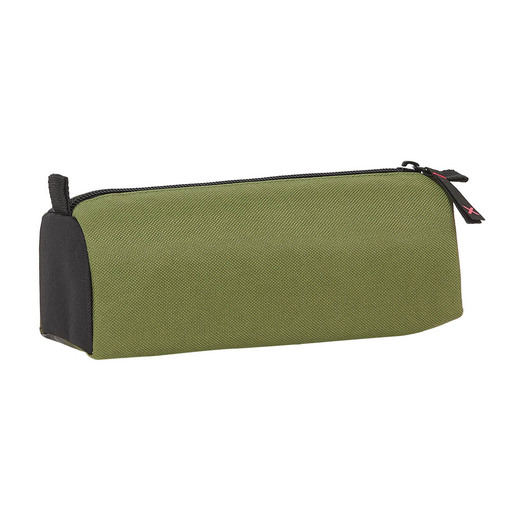  Safta Munich Dynamo Zip Pennfodral med fack, 210x70x80 mm, Grön (M742)
