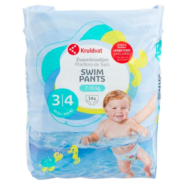 Kruidvat pelene za plivanje 3-4 Midi-Maxi<br>14 komada