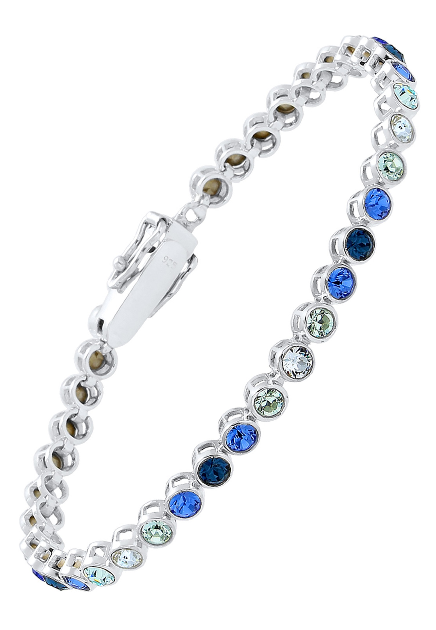 Elli Femmes Multi-Color avec cristaux en argent sterling 925