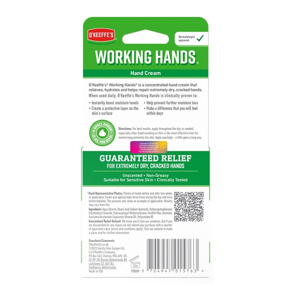 O'Keeffe's Working Hands Sklenice 96g