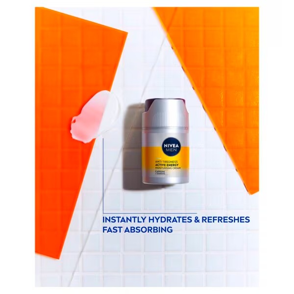 NIVEA Men Active Energy mitrinošais sejas krēms<br>50ml