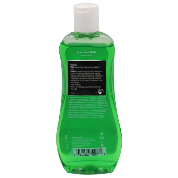 Gel doposole lenitivo all'aloe vera Australian Gold<br>237 ml