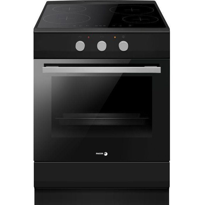 Cuisinière à induction - FAGOR - FACI2003N - 4 foyers - 9000 W - L60cm - Noir