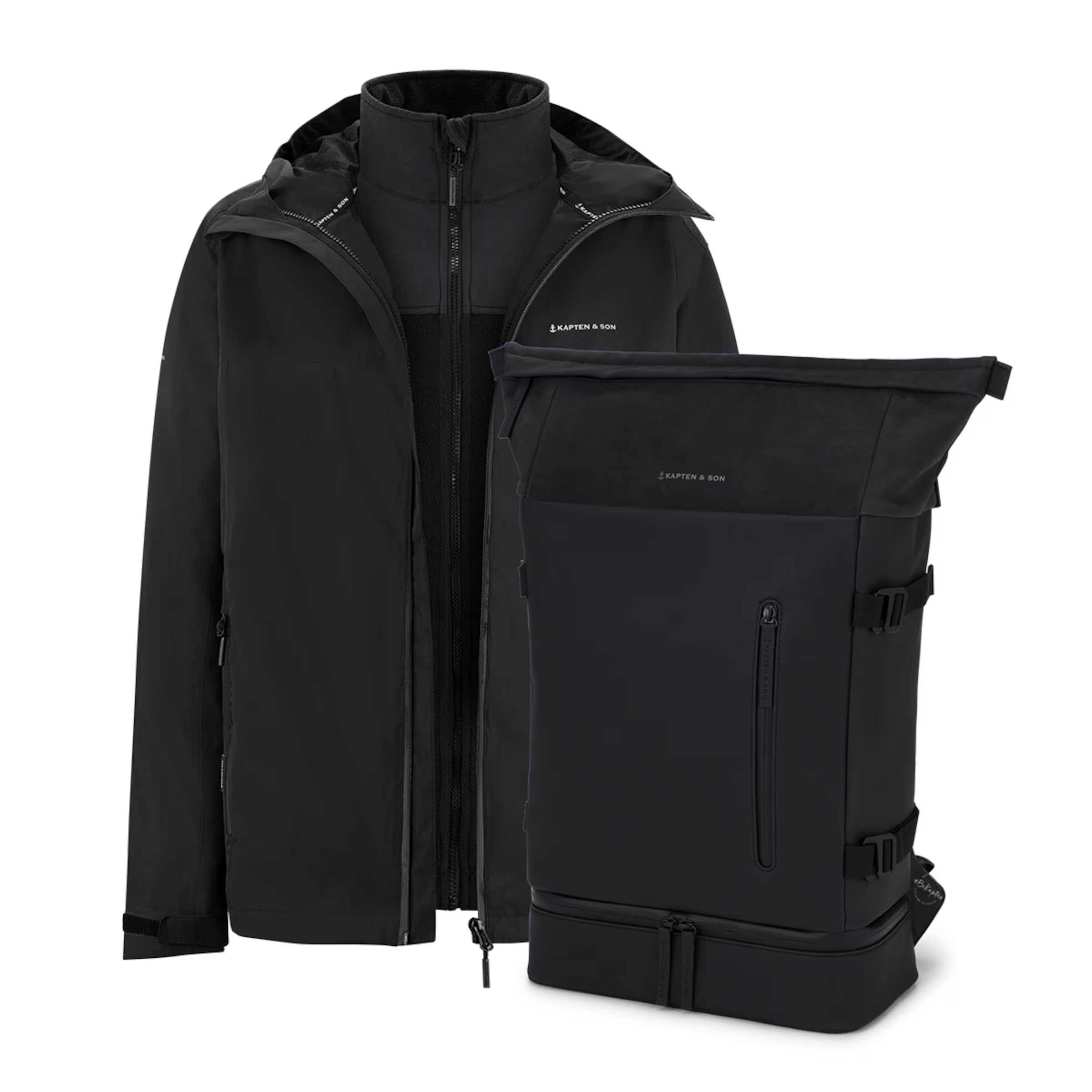 Ensemble veste Helsinki tout noir