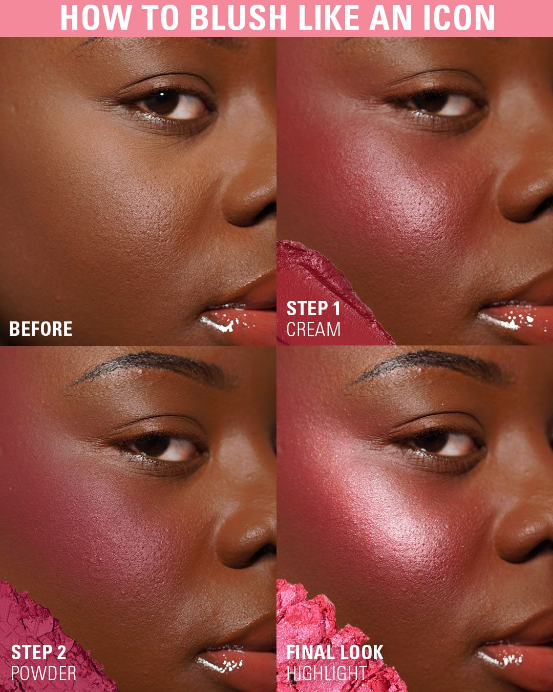Paleta rdečil za lica Icon Blush Rdečila