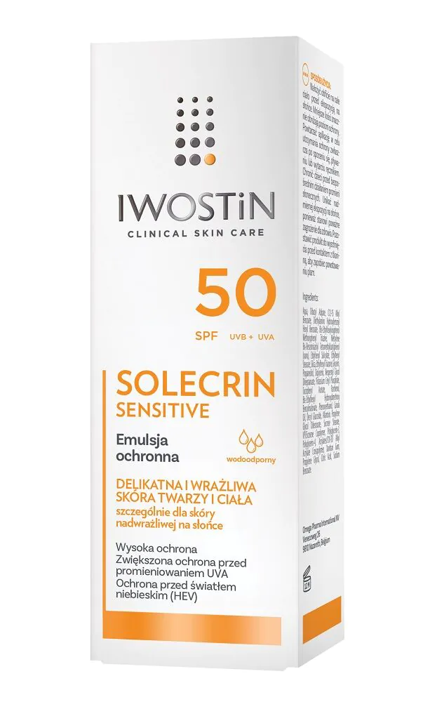 Iwostin Solecrin Sensitive Emulsja ochronna SPF 50+