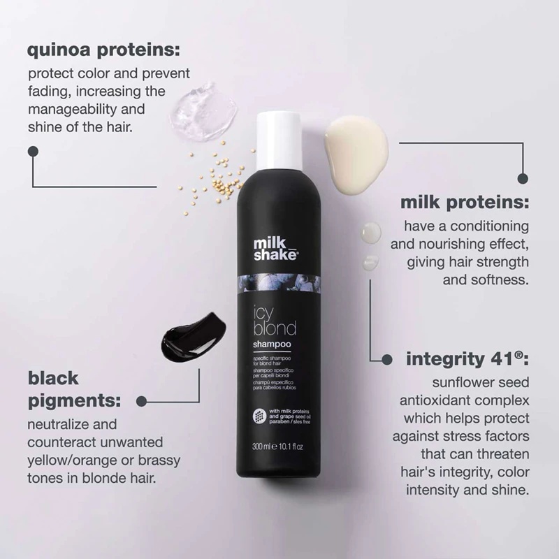 milk_shake® Icy Blond šampūns blondiem matiem