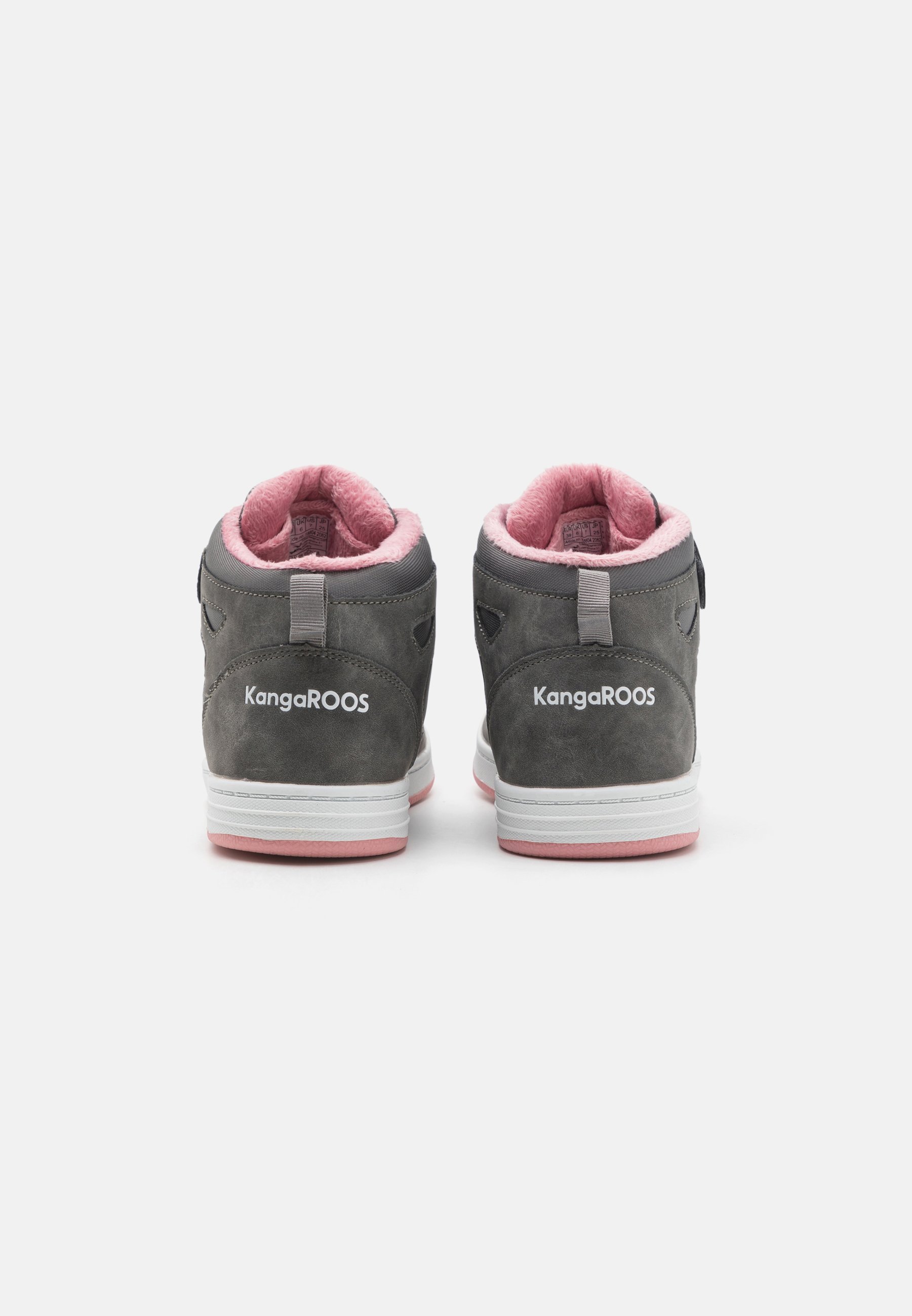 KangaROOS K-CP KALLEY II - Hoge sneakers - staalgrijs/oudroze
