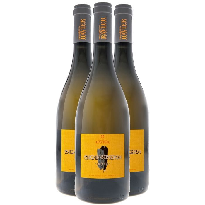 Philippe and Sylvain Ravier Vin de Savoie Chignin Bergeron La Peyse 2024 - White Wine from Savoie - Bugey (3x75cl)