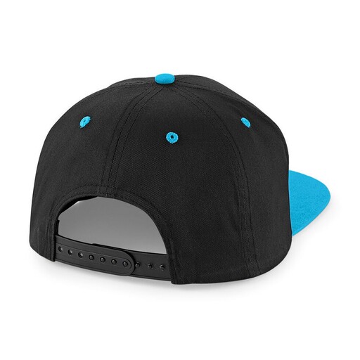 Beechfield Snapback Cap/Visor, 2 kleuren, 5 panelen (2 stuks)