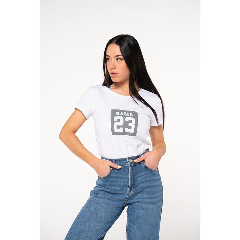  Camisa de manga curta Rams 23 Square