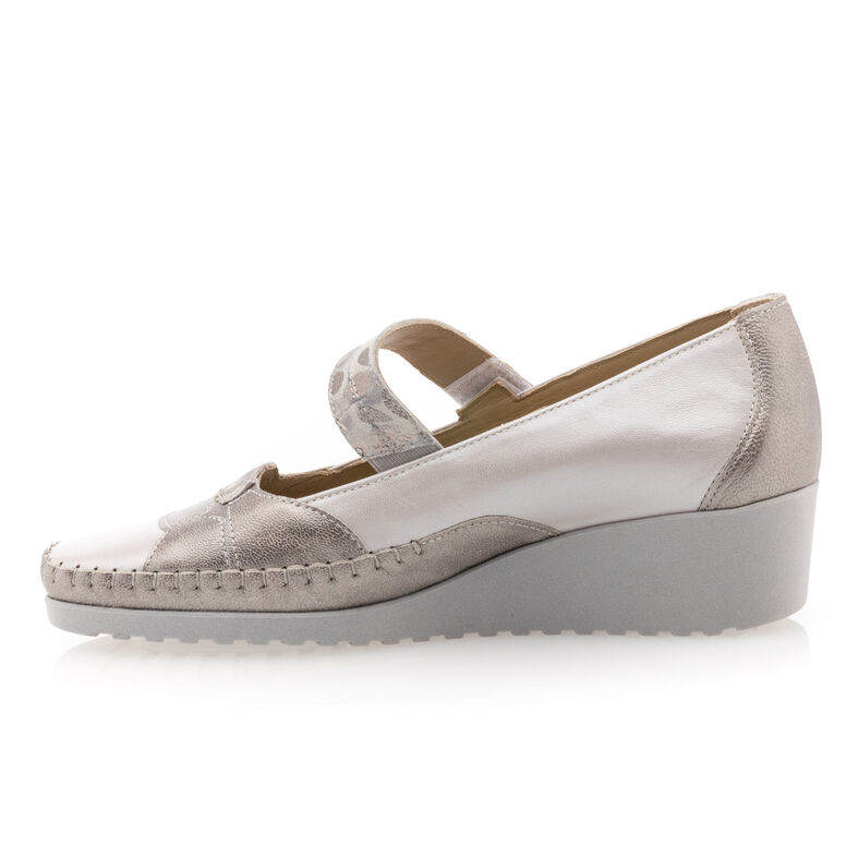 Zapatos cómodos para mujer, color gris.