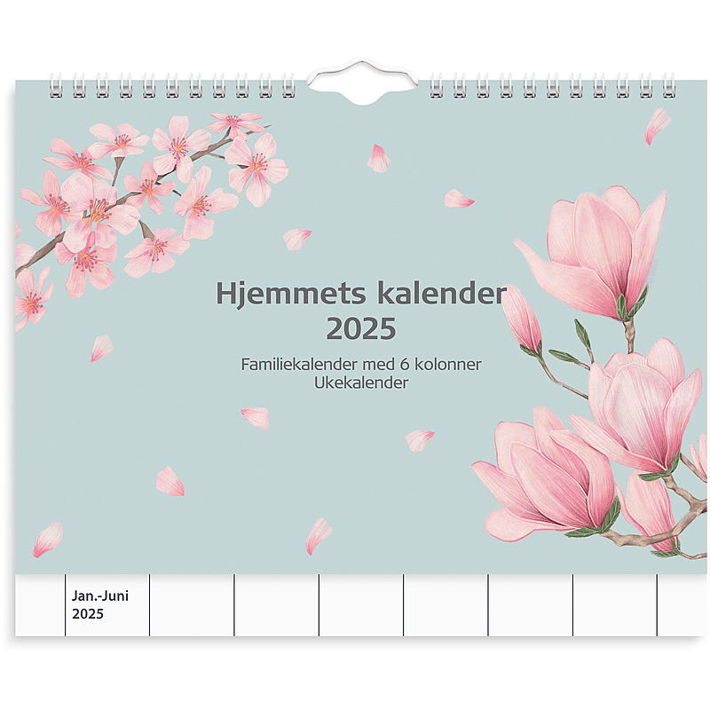 Vægkalender hjem 2025