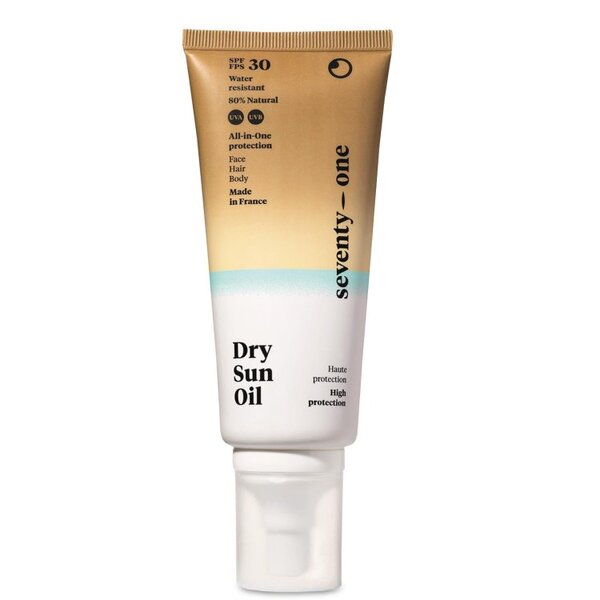 Trockenes Sonnenöl mit 71 % Sonnenschutz, 100 ml