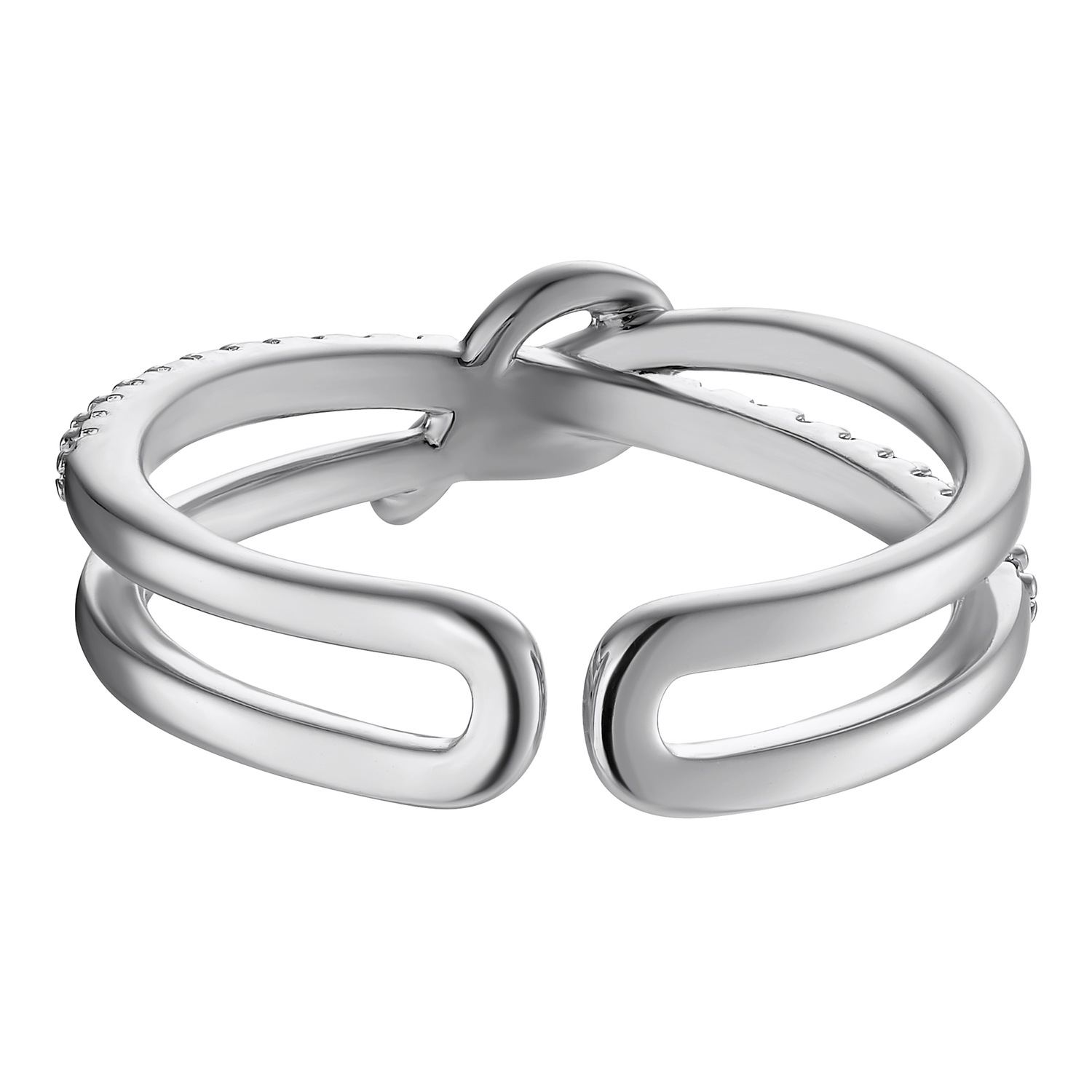 Heideman Bague Zina couleur argentée polie